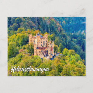 Cartão Postal Castelo de Hohenschwangau, Alemanha