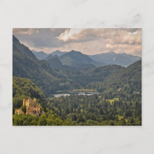 Cartão Postal Castelo de Hohenschwangau na Baviera, Alemanha