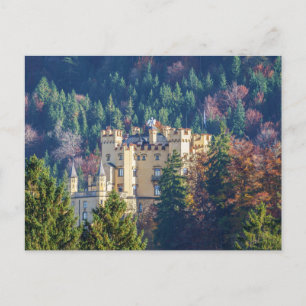 Cartão Postal Castelo De Hohenschwangau No Outono
