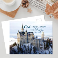 Castelo de inverno, salm 46 1-2 Bíblia Verse