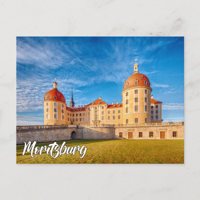 Cartão Postal Castelo de Moritzburg, Alemanha (Frente)