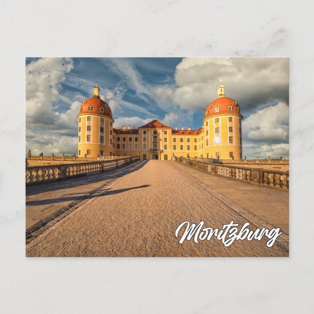 Cartão Postal Castelo de Moritzburg, Alemanha (Frente)