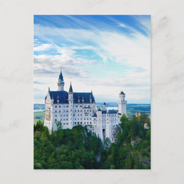 Cartão Postal Castelo de Neuschwanstein (Frente)
