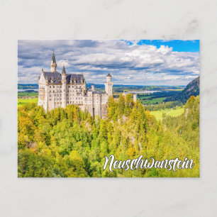 Cartão Postal Castelo de Neuschwanstein, Alemanha