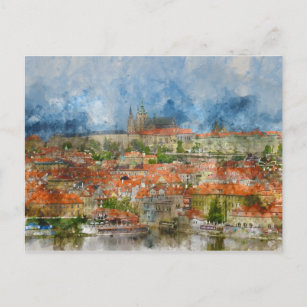 Cartão Postal Castelo de Praga na República Checa