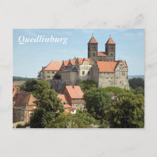 Cartão Postal Castelo de Quedlinburg