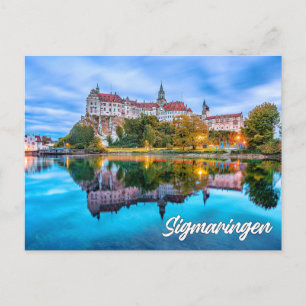 Cartão Postal Castelo de Sigmaringen, Alemanha