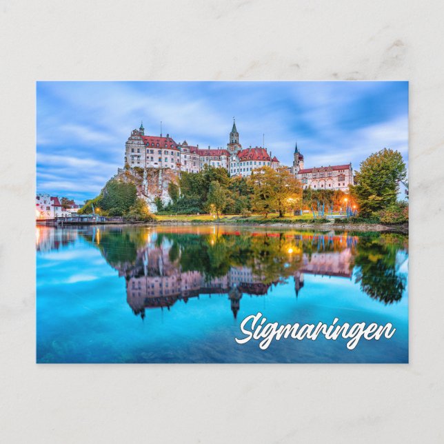 Cartão Postal Castelo de Sigmaringen, Alemanha (Frente)