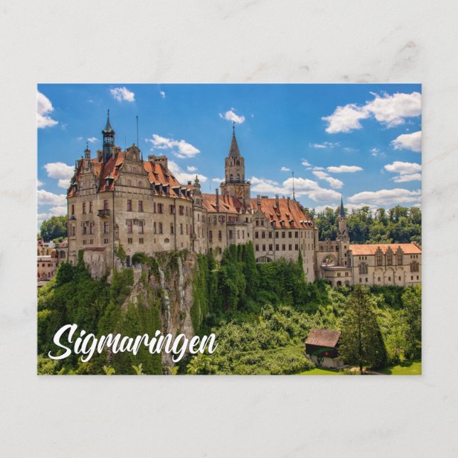Cartão Postal Castelo de Sigmaringen, Alemanha (Frente)
