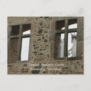 Cartão Postal Castelo de Sleeping Beauty - Alemanha de Sababurg