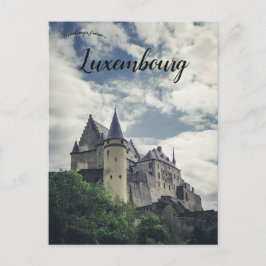 Cartão Postal Castelo de Vianden em Vianden Luxembourg