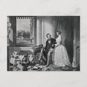 Cartão Postal Castelo de Windsor nos tempos modernos