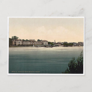 Cartão Postal Castelo do Grão-Duque, Biebrich, Reno, Alemanha