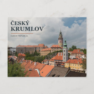 Cartão Postal Castelo e Centro Histórico de Český Krumlov