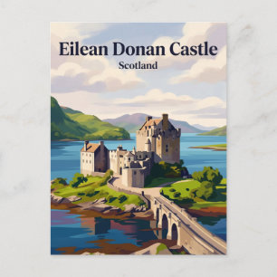 Cartão Postal Castelo Eilean Donan Escócia