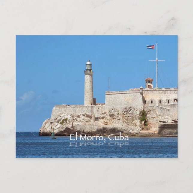 Cartão Postal Castelo El Morro, Cuba (Frente)