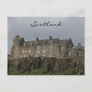 Cartão Postal castelo escaldante scotland
