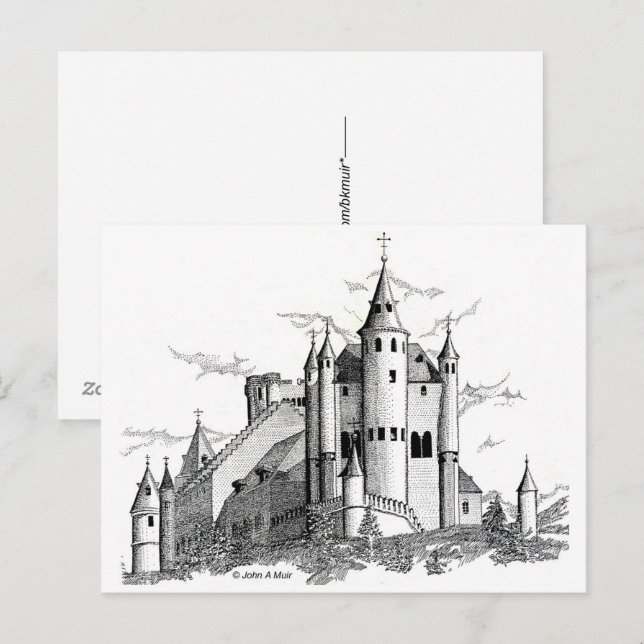 Cartão postal - Castelo Espanhol (Frente/Verso)