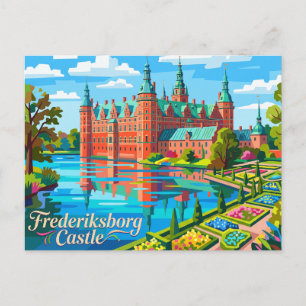 Cartão Postal Castelo Frederiksborg Dinamarca