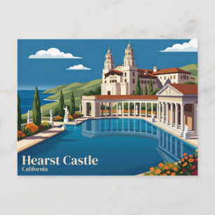 Cartão Postal Castelo Hearst EUA