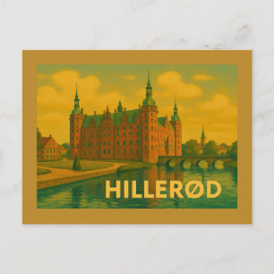 Cartão Postal Castelo Hillerød Dinamarca