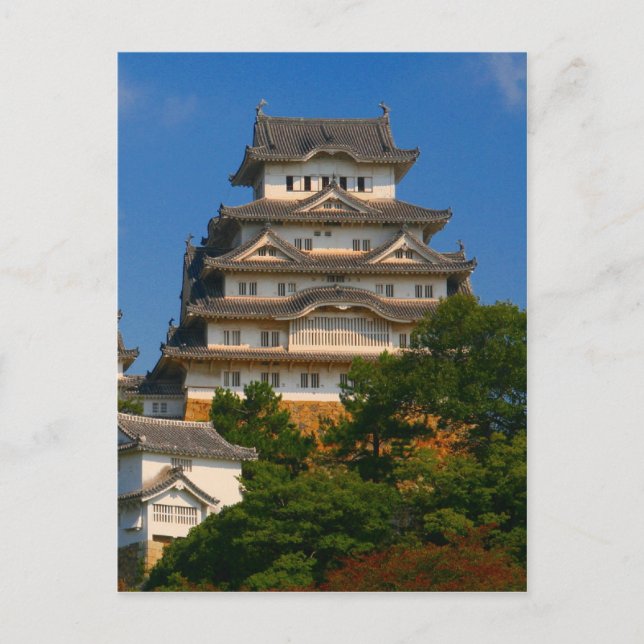 Cartão Postal castelo himeji subindo (Frente)