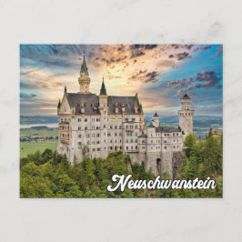 Cartão Postal Castelo histórico de Neuschwanstein, Alemanha