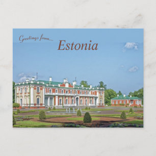 Cartão Postal Castelo Katharinental em Tallin, Estônia