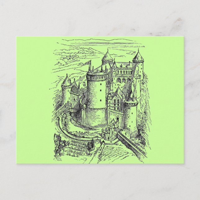 Cartão Postal Castelo Medieval (Frente)