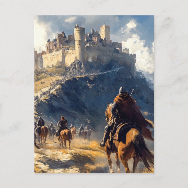 Cartão Postal Castelo Medieval (Frente)