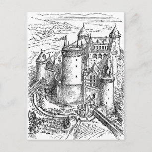 Cartão Postal Castelo Medieval