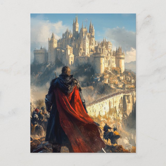 Cartão Postal Castelo Medieval (Frente)