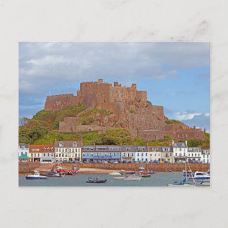 Cartão Postal Castelo Mont Orgueil, Jersey