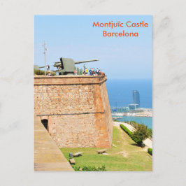 Cartão Postal Castelo Montjuic, Barcelona