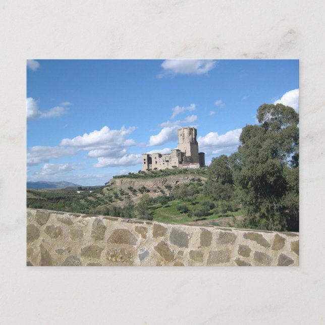 Cartão Postal Castelo na Espanha (Frente)