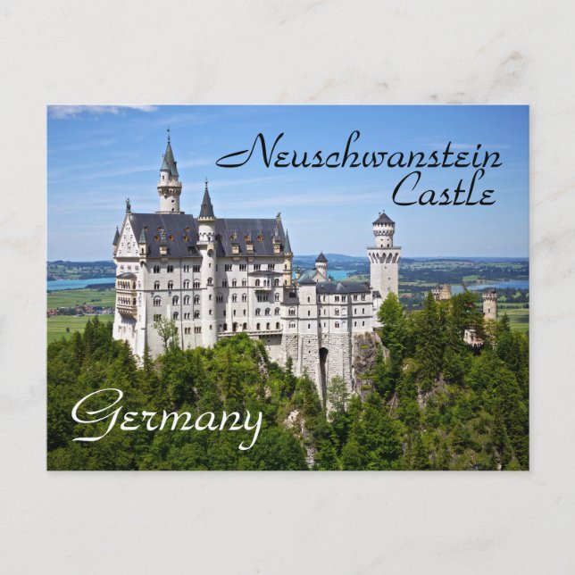 Cartão Postal Castelo Neuschwanstein (Frente)