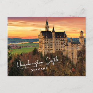 Cartão Postal Castelo Neuschwanstein Alemanha