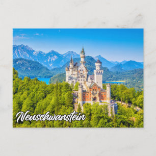 Cartão Postal Castelo Neuschwanstein, Alemanha