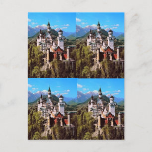 Cartão Postal castelo neuschwanstein - alemanha SONHO BIG!