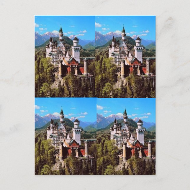 Cartão Postal castelo neuschwanstein - alemanha SONHO BIG! (Frente)