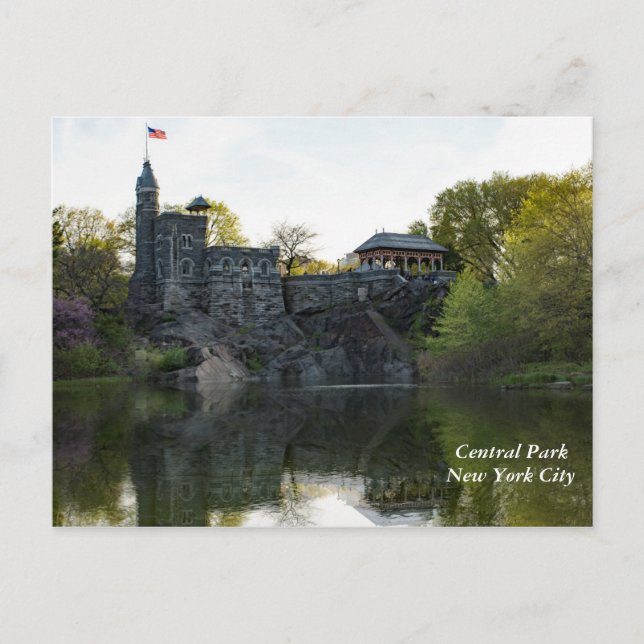 Cartão Postal Castelo no lago (Frente)