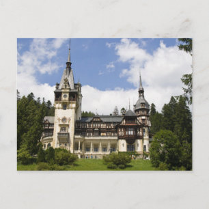 Cartão Postal Castelo Peles do século XVIII, Sinaia, Romênia,