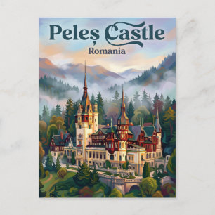 Cartão Postal Castelo Peleș Romênia