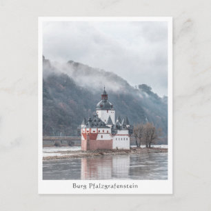 Cartão Postal Castelo Pfalzgrafenstein - Alemanha