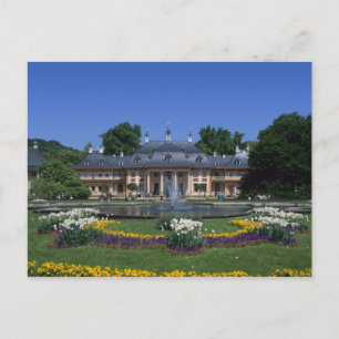 Cartão Postal Castelo Pillnitz, Dresden, Saxônia, Alemanha