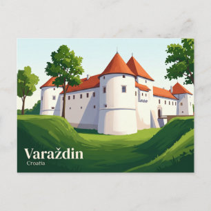 Cartão Postal Castelo Stari Grad Croácia
