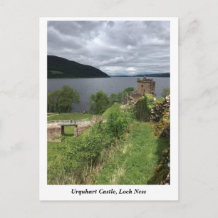 Cartão Postal Castelo Urquhart em Loch Ness, Highlands Scotland