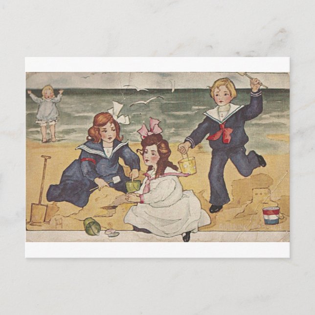 Cartão Postal Castelos De Construção (Frente)