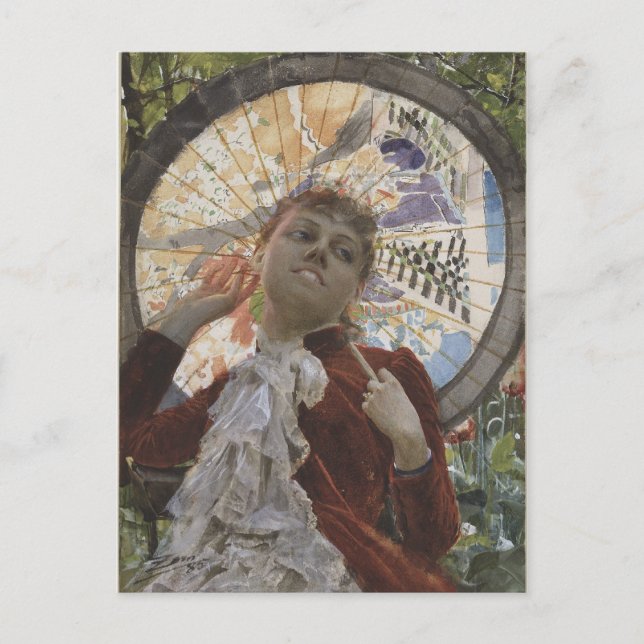 Cartão Postal Castelos no Ar por Anders Zorn (Frente)