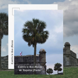 Cartão Postal Castillo de San Marcos St Augustine FL Foto